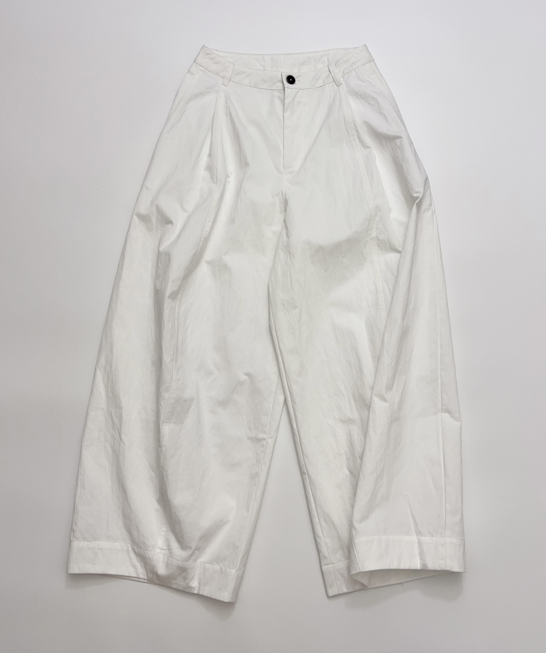 Light Cotton Wide Leg Balloon Trousers