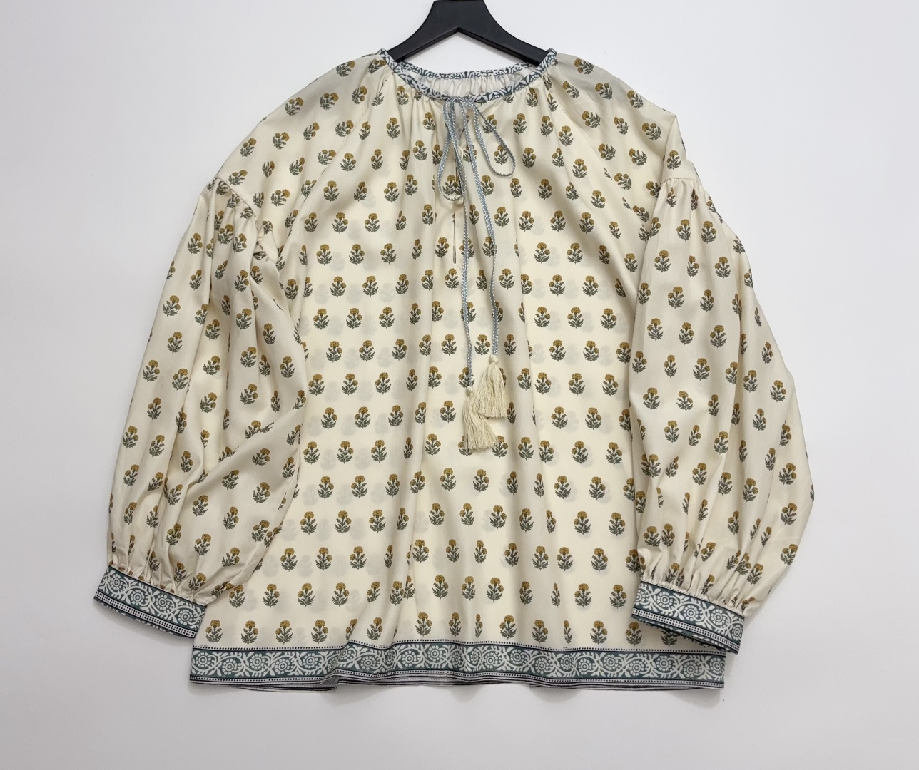 ODTD Spring/Summer 26 Tencel Tassel Resort Print Shirt Top