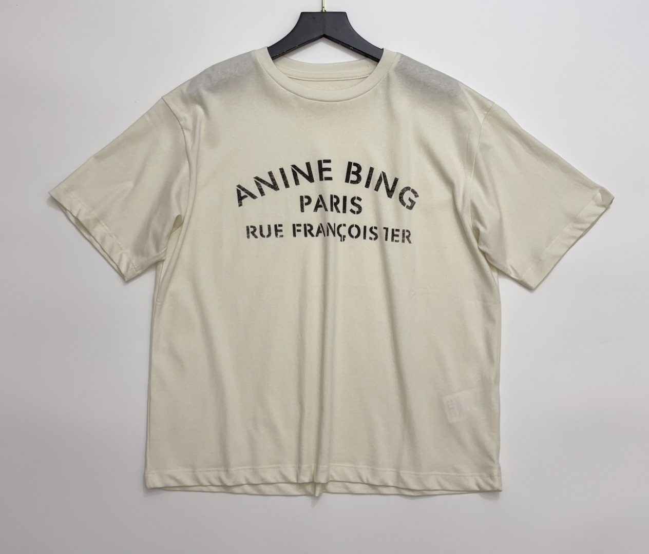 ANINE BING Simple Logo Print T-Shirt