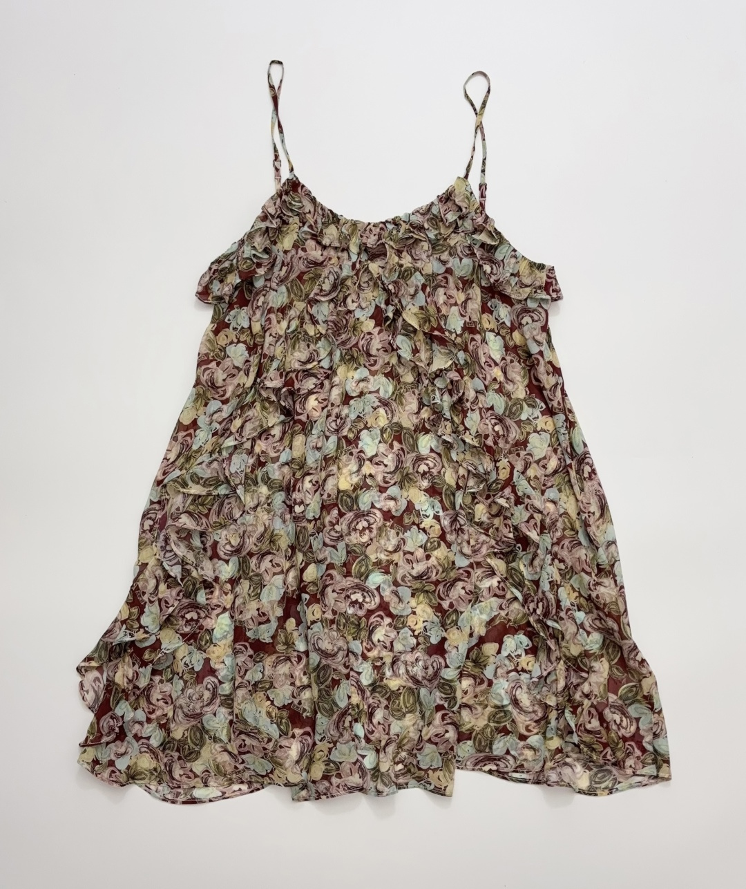 French Printed Viscose Floral Cami Top