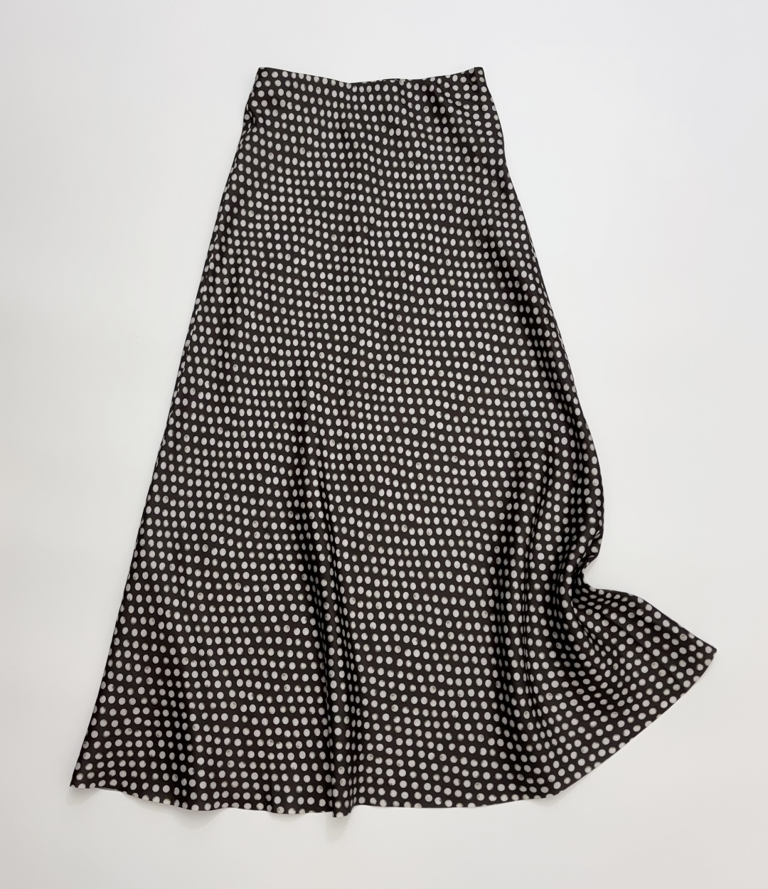 Reformation Polka Dot Silk Skirt