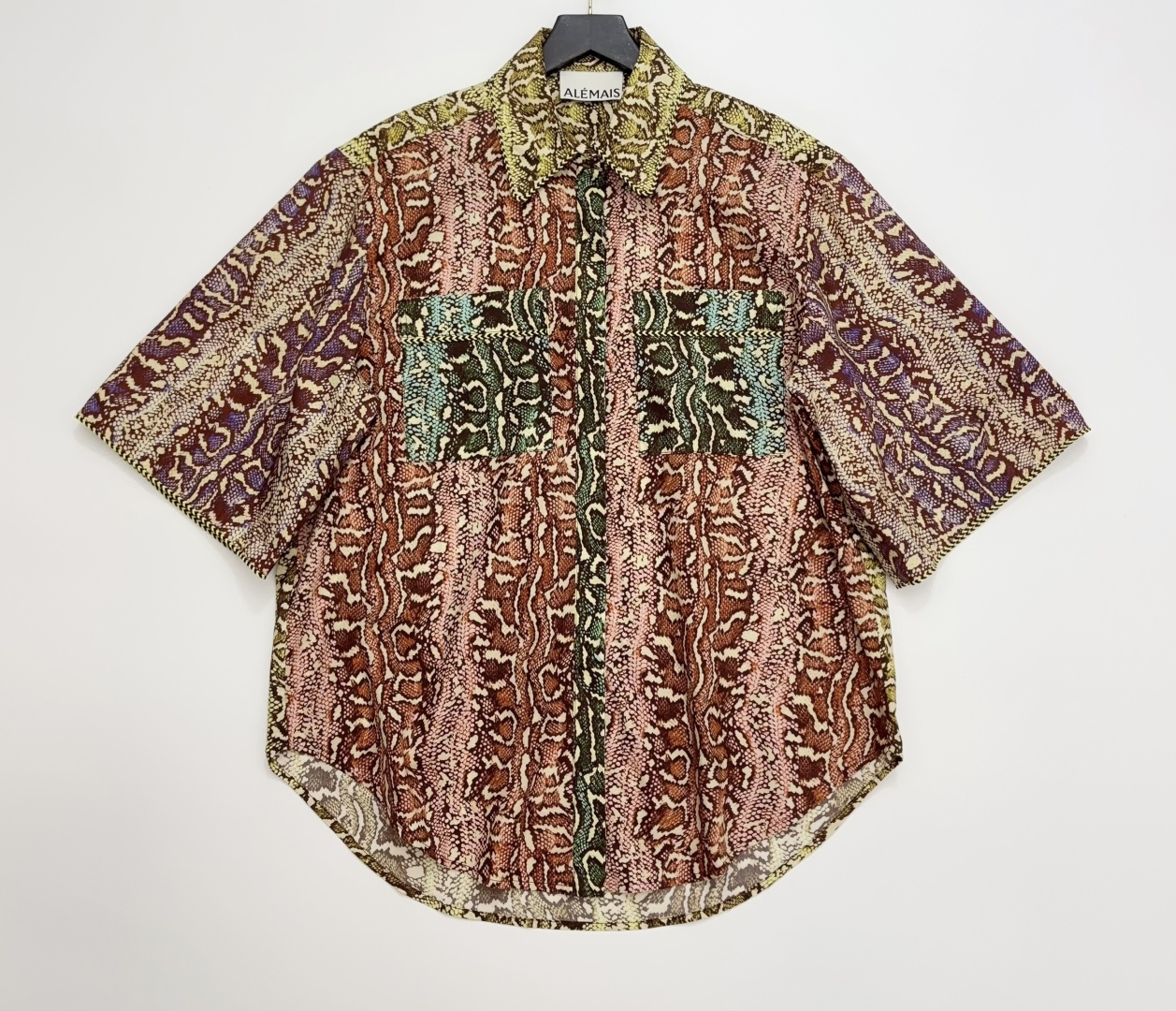 Alémais Organic Cotton Varna Woven Print Shirt
