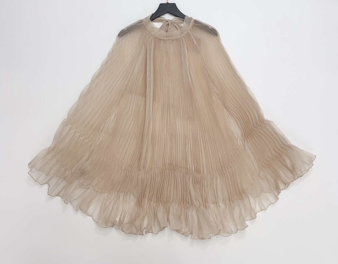 Cello Tulle Pleated Bow Top
