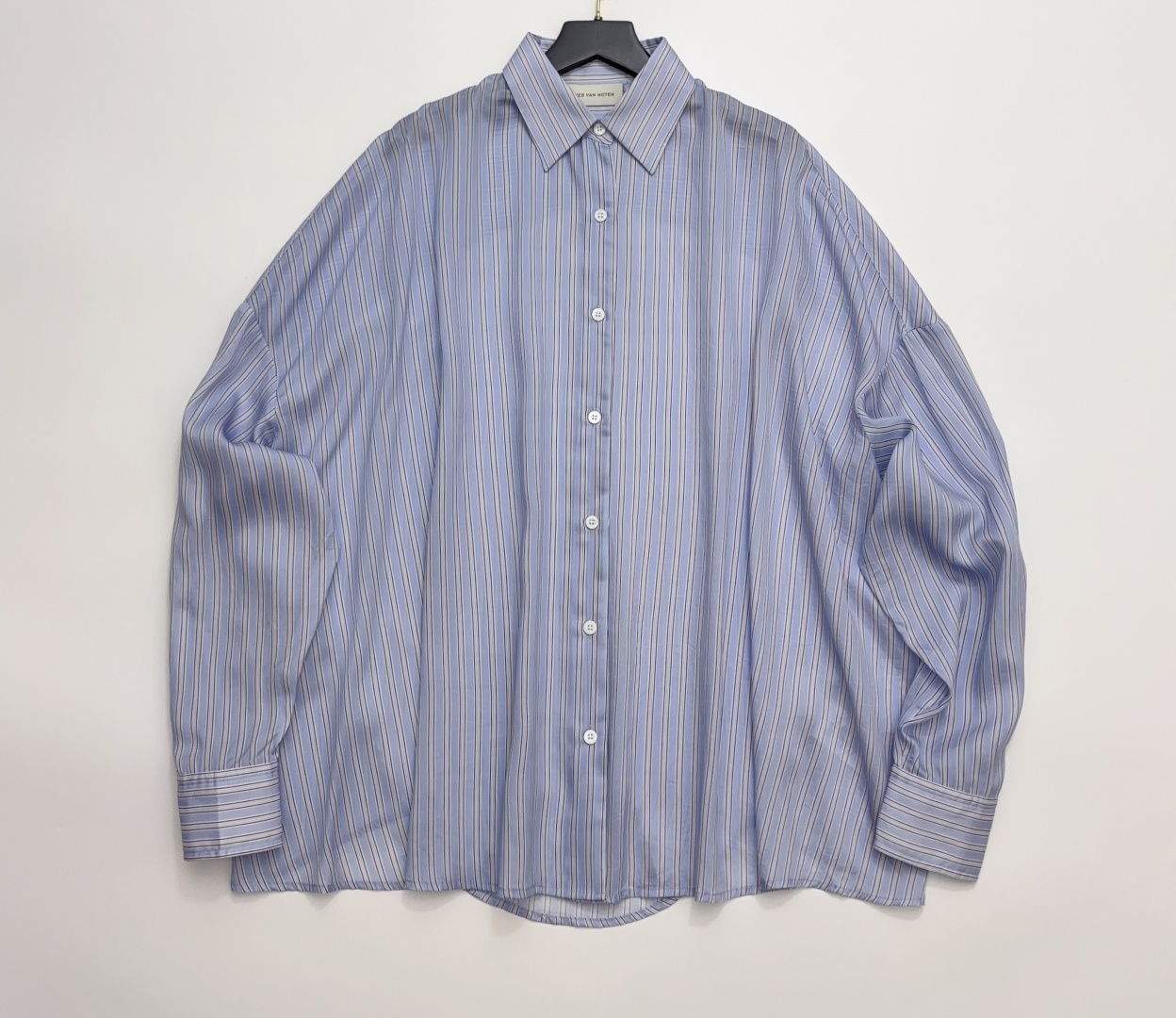 Dries Van Noten Spring/Summer 26 Striped Lapel Button-Down Shirt