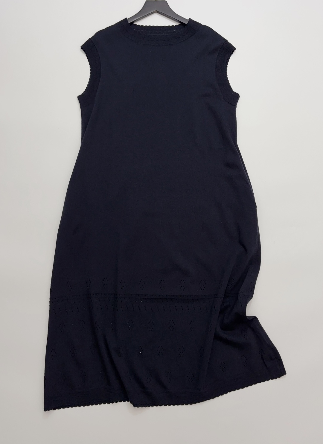 Japanese Style R-Letter Cutout Knit Dress