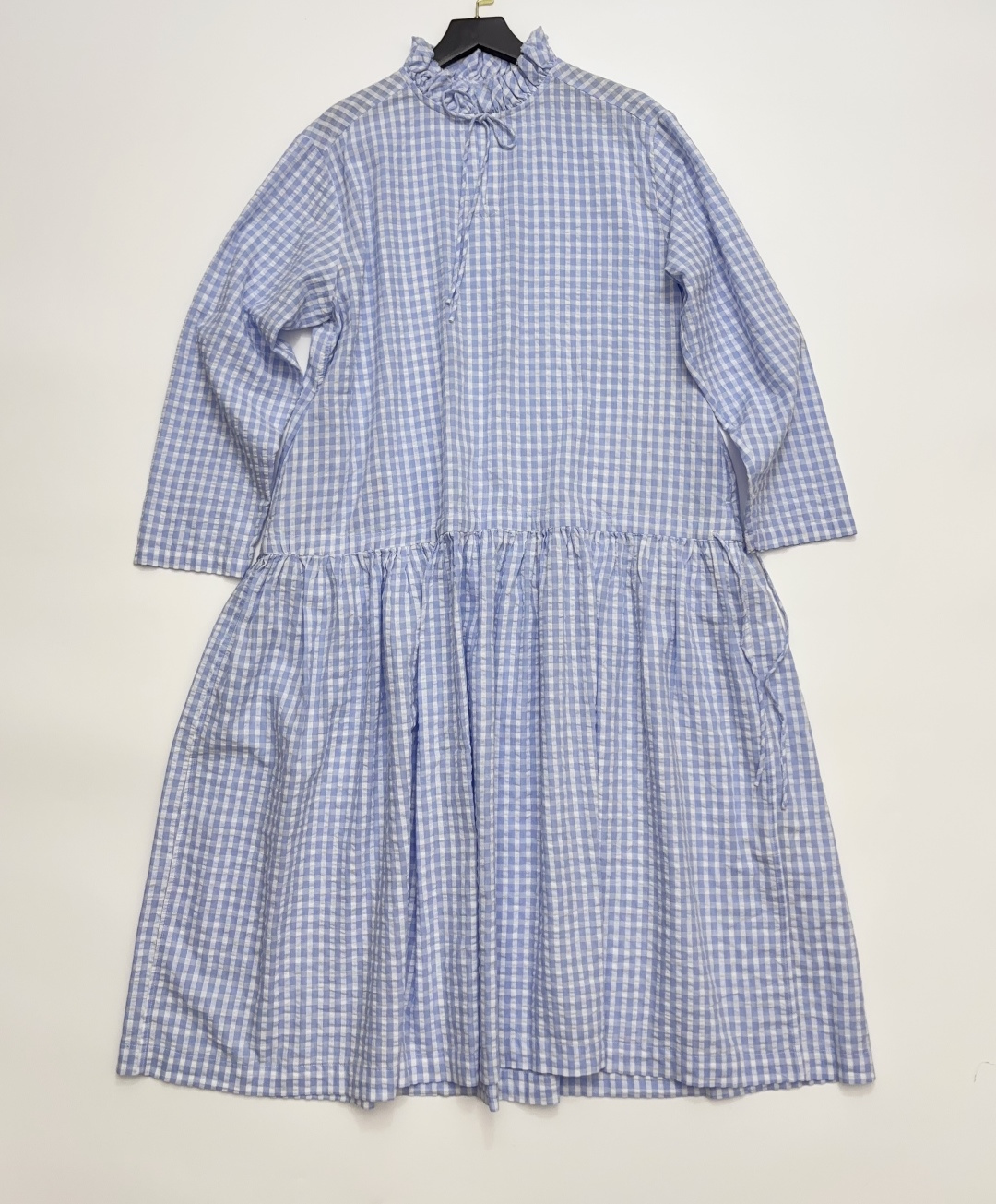 Japanese Style R-Letter Plaid Long Sleeve Dress