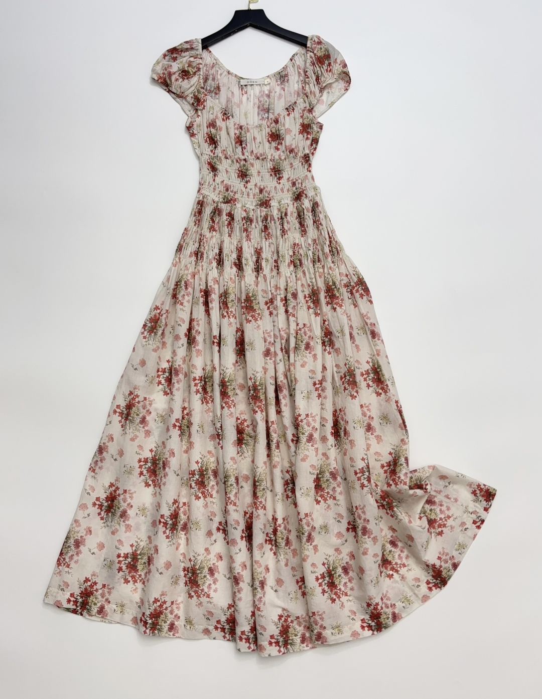 Dôen French Style Gentle Short Sleeve Princess A-Line Dress