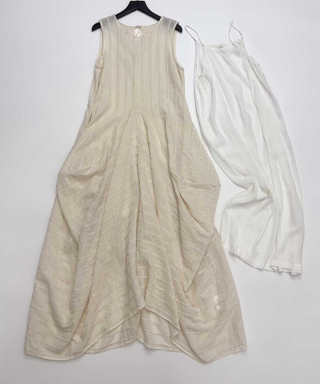 UMA Spring/Summer 26 Textured Petal Cut Vest Dress