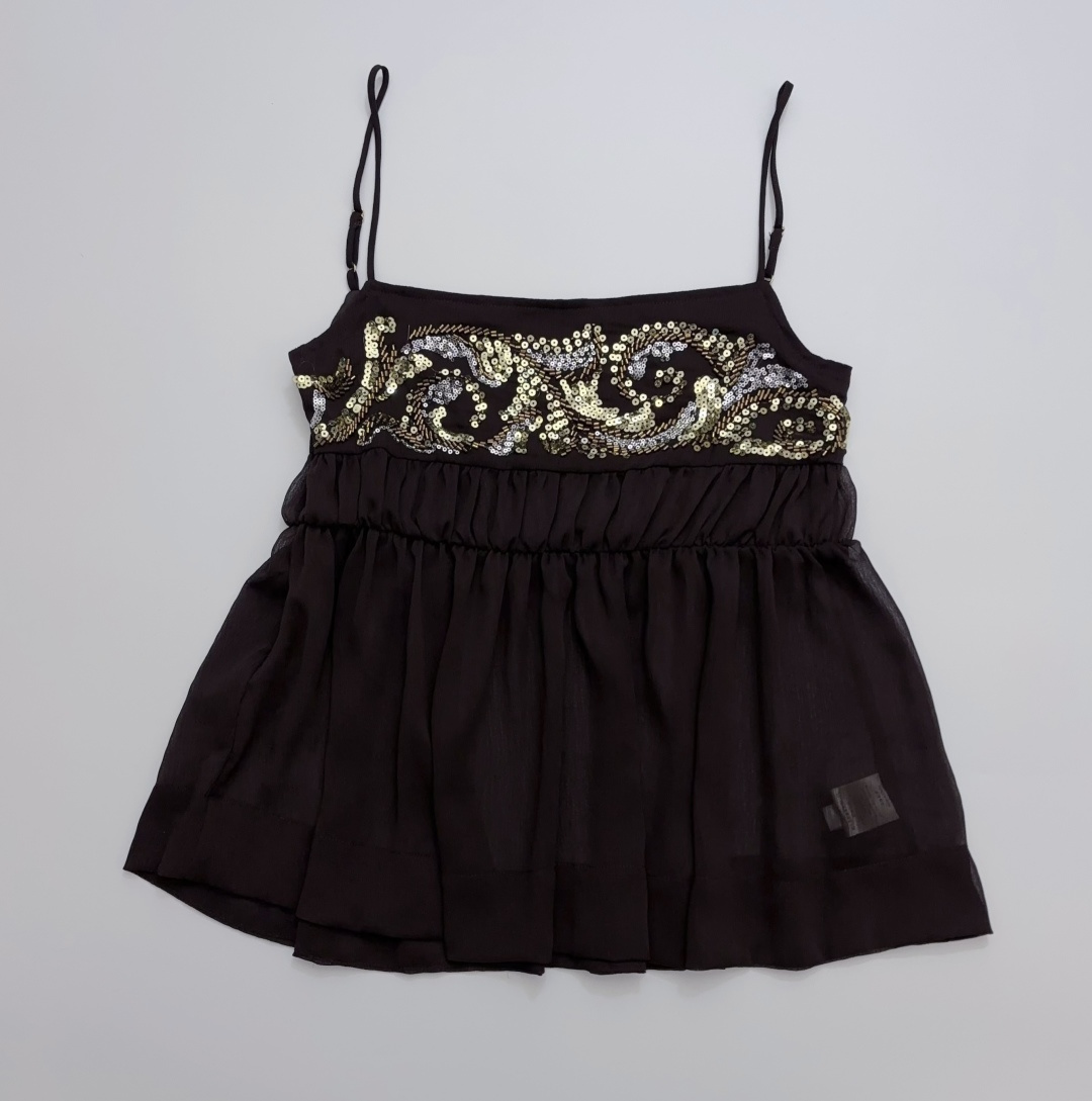XUZHI 26 Spring/Summer Beaded Chiffon Camisole Top