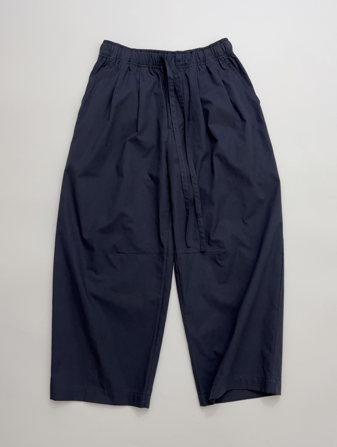 Studio Nicholson Simple Solid Color Elastic Waist Casual Pants