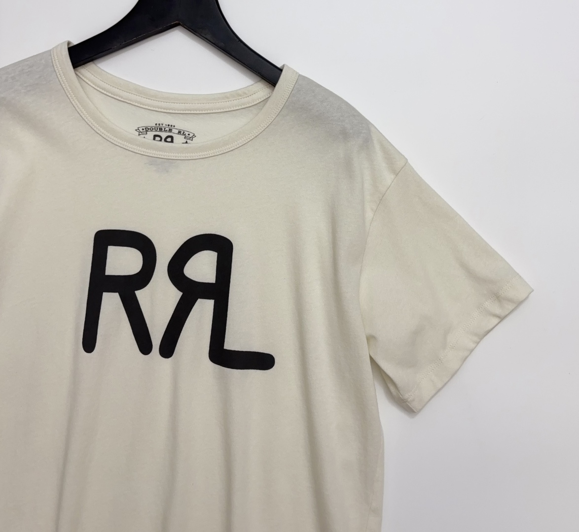 Ralph Lauren RRL Japanese Style Pure Cotton Letter Print Short-Sleeve T-Shirt