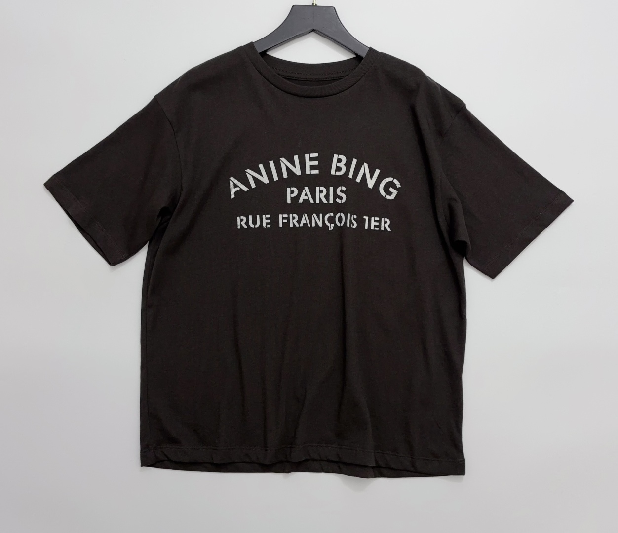 ANINE BING Simple Logo Print T-Shirt