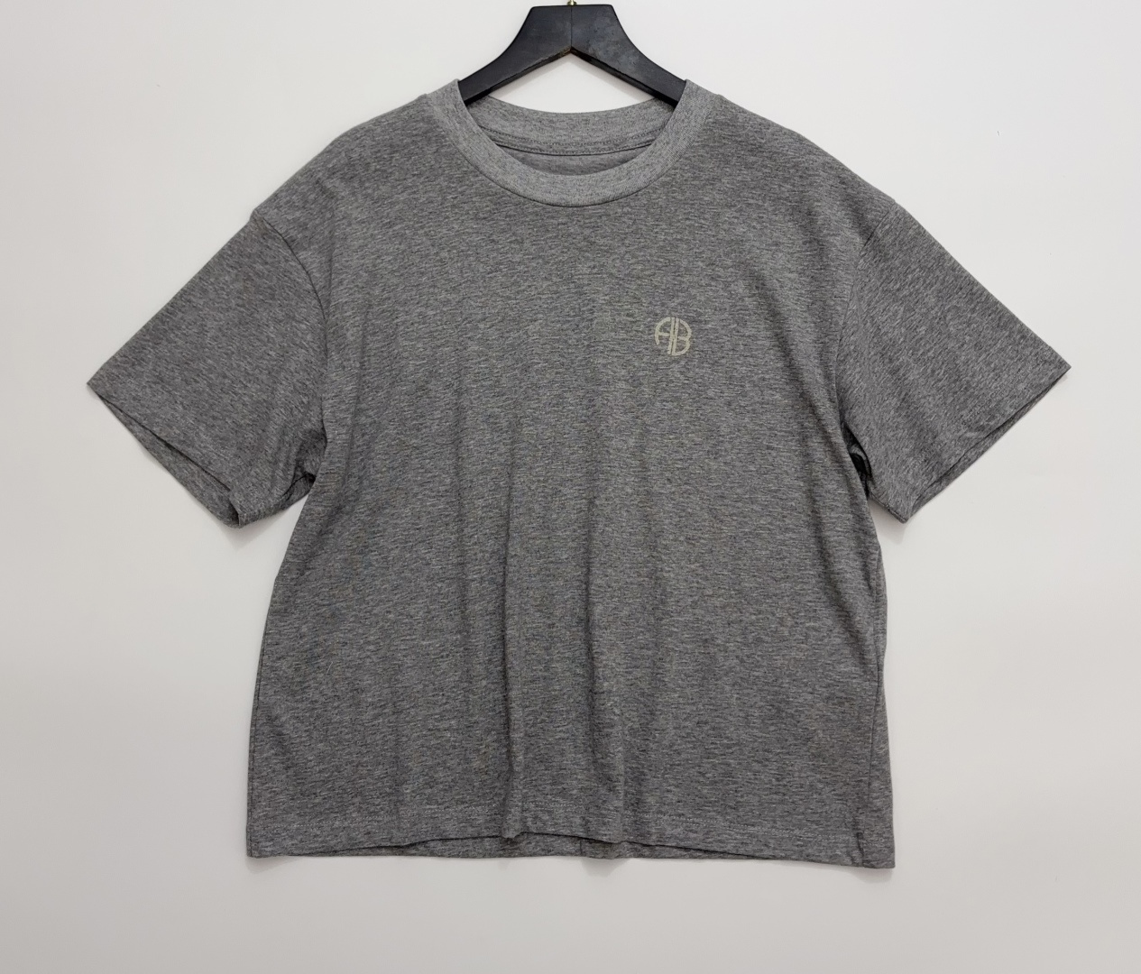 ANINE BING Simple Logo Print T-Shirt