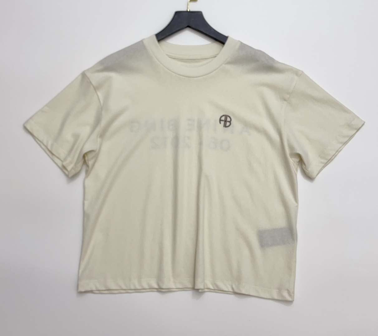 ANINE BING Simple Logo Print T-Shirt