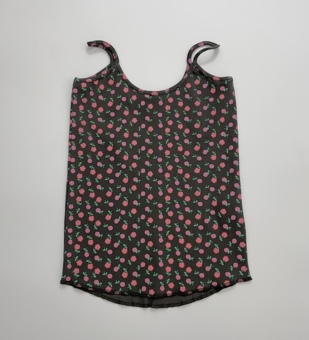 Rouje Small Floral Print Camisole Top Slim Fit Stretch