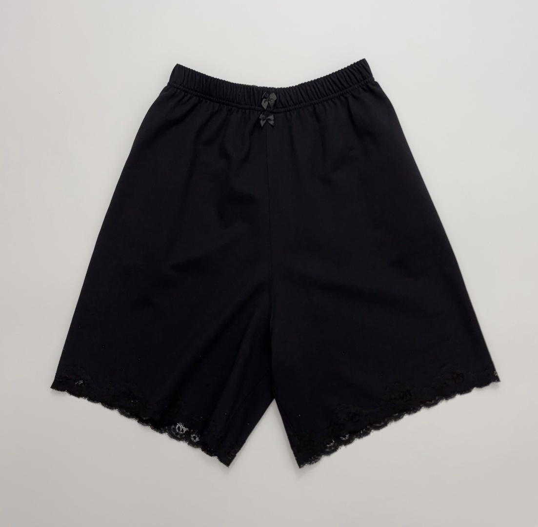 Dries Van Noten Patchwork Lace Trim Loose Fit Five-Point Shorts