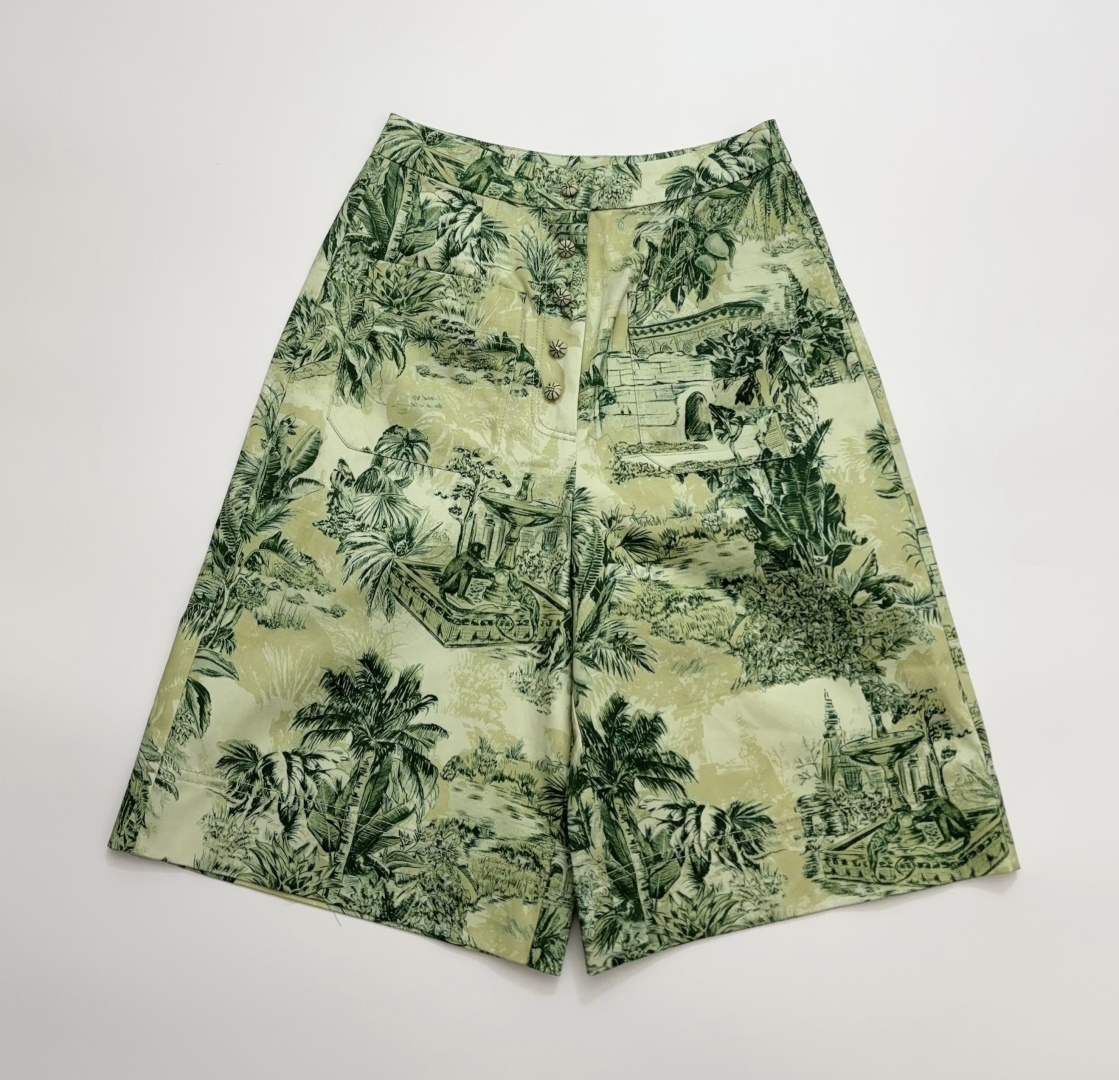 Alémais Sara Wizard of Oz Print Casual Cropped Trousers