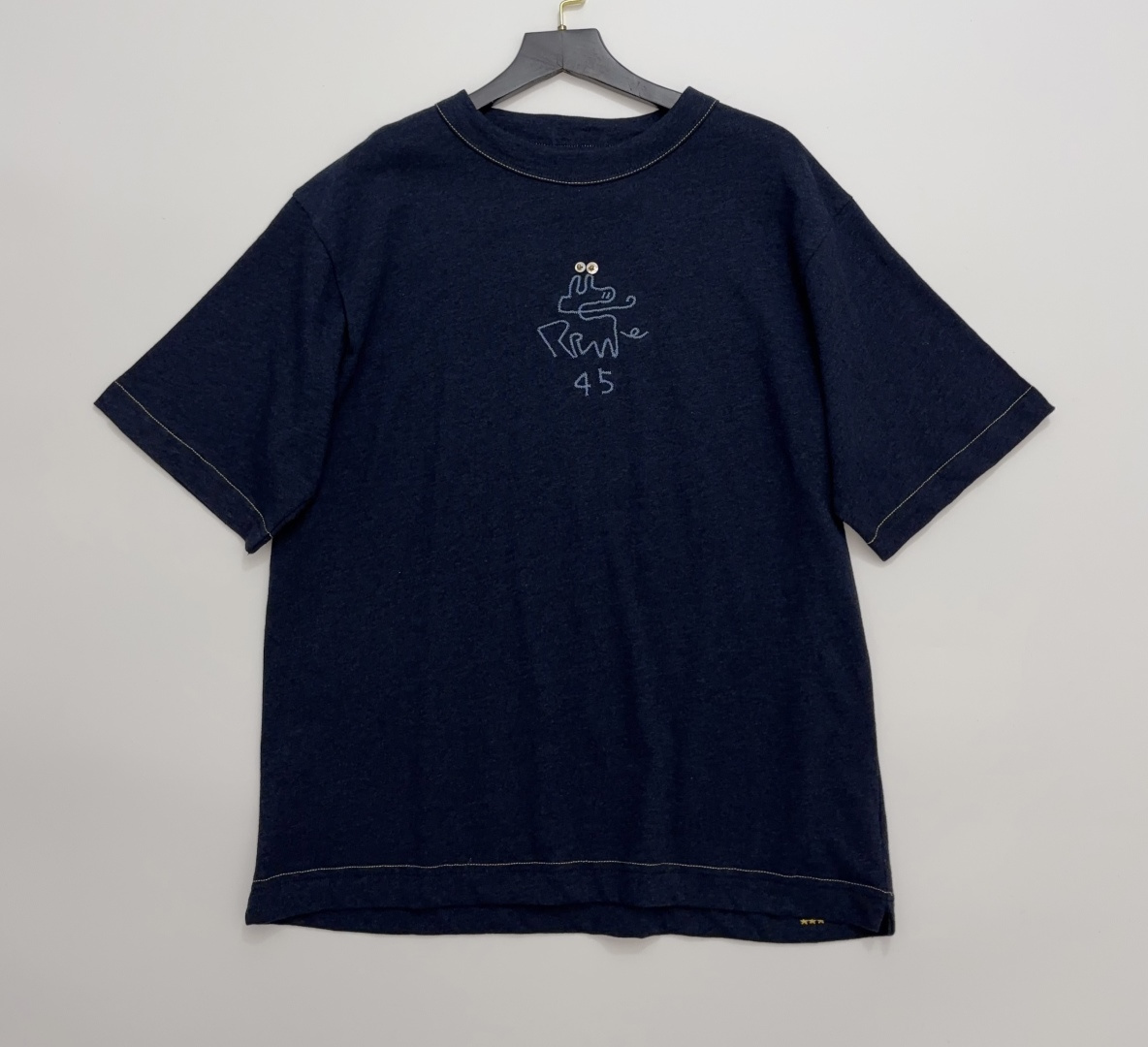 Japanese R. Letter Graffiti Cartoon Short Sleeve T-Shirt