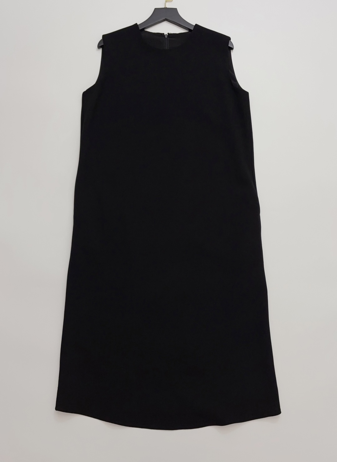 The Row Black Minimalist Acetate Dress