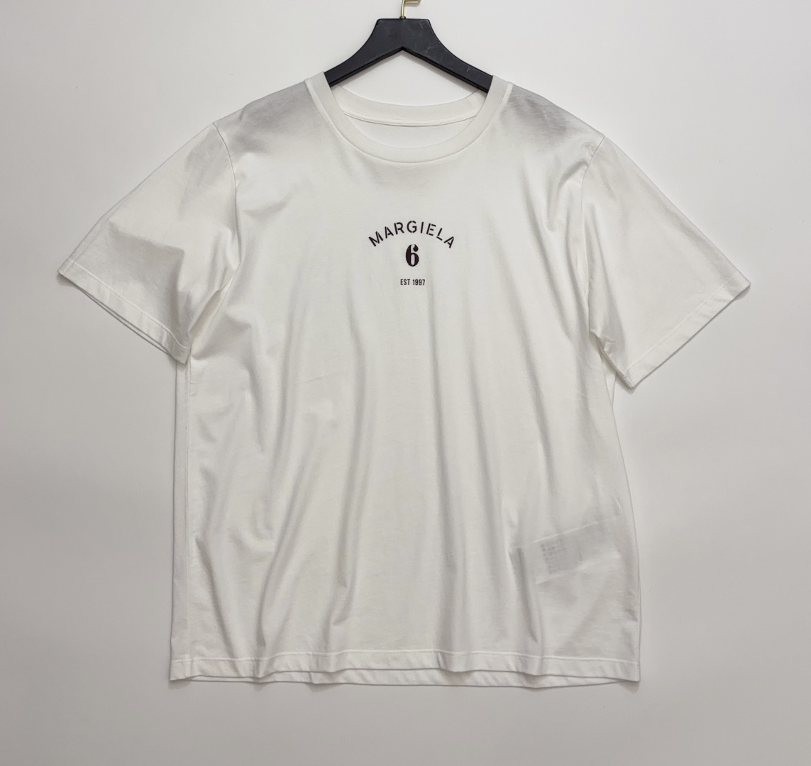 MM6 Maison Margiela Loose Letter Print T-Shirt