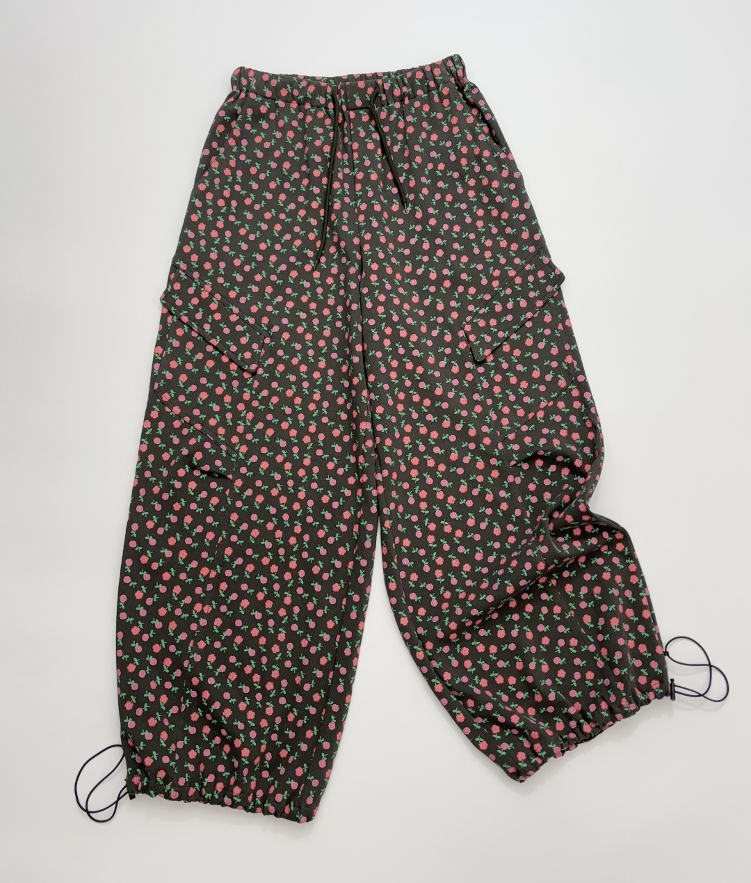 Rouje Small Floral Print Relaxed Casual Trousers