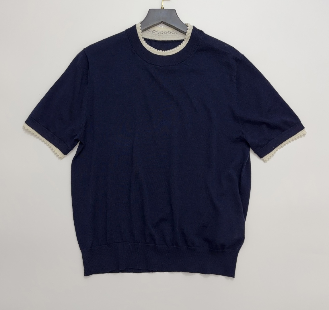 Erdos Faux Two-Piece Crewneck Knit Sweater