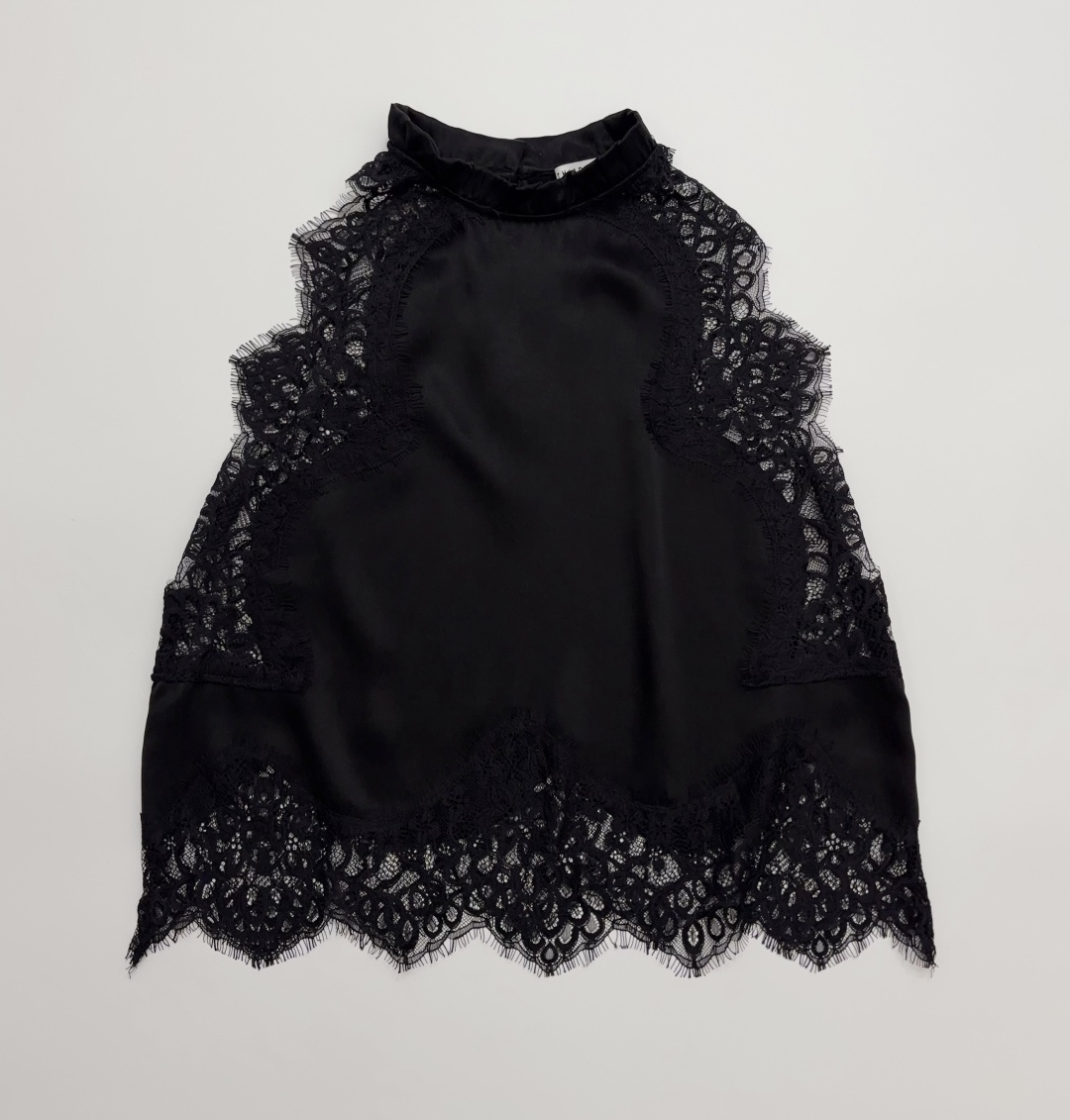 Third Form Elegant Lace Panel Vest Top