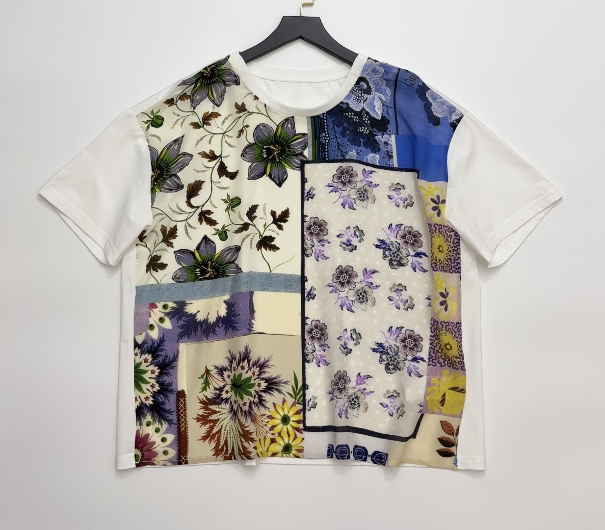Weekend Max Mara Spring/Summer 2026 Women's Patchwork Print Short Sleeve Top