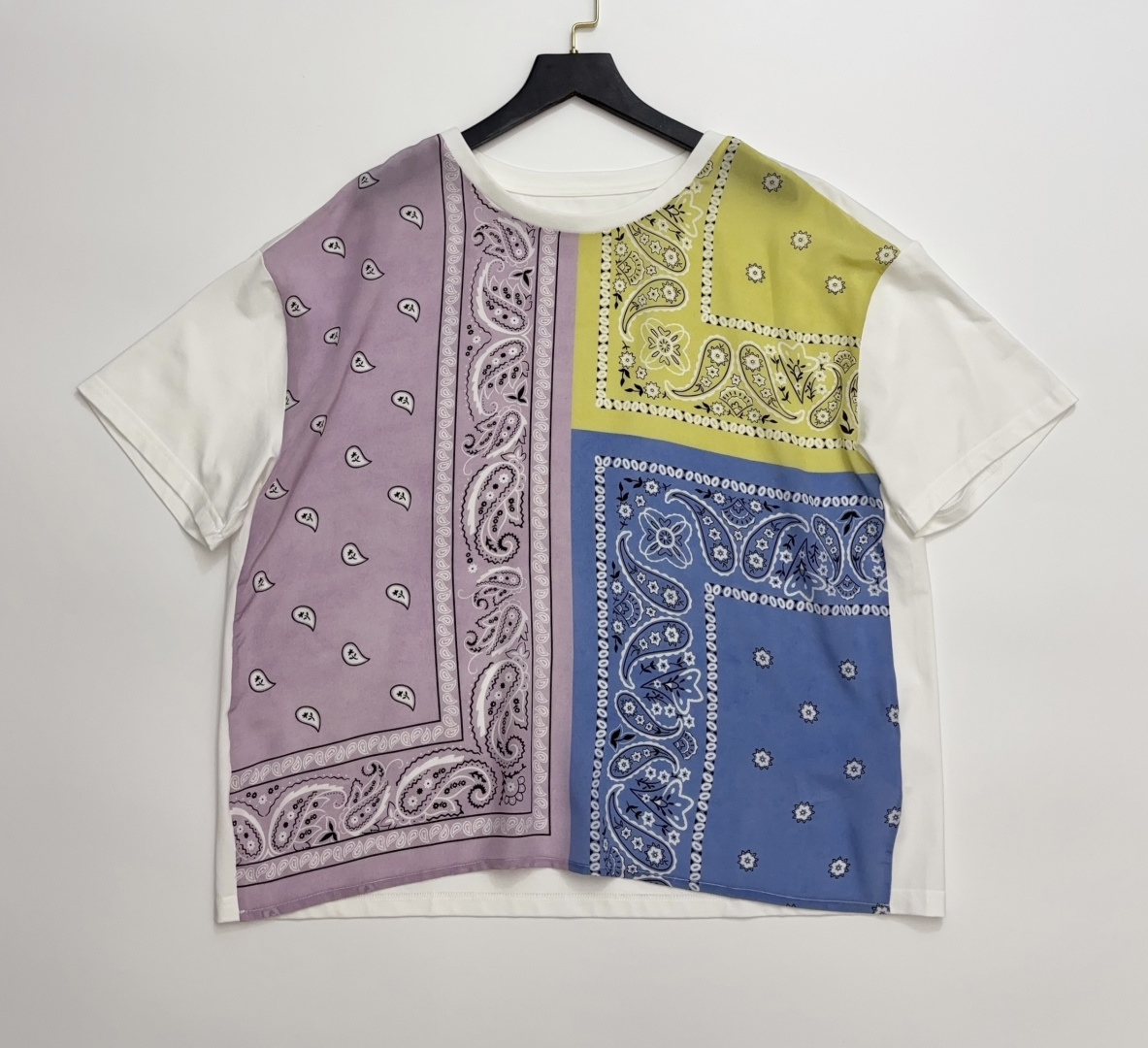 Weekend Max Mara Spring/Summer 2026 Women's Patchwork Print Short Sleeve Top