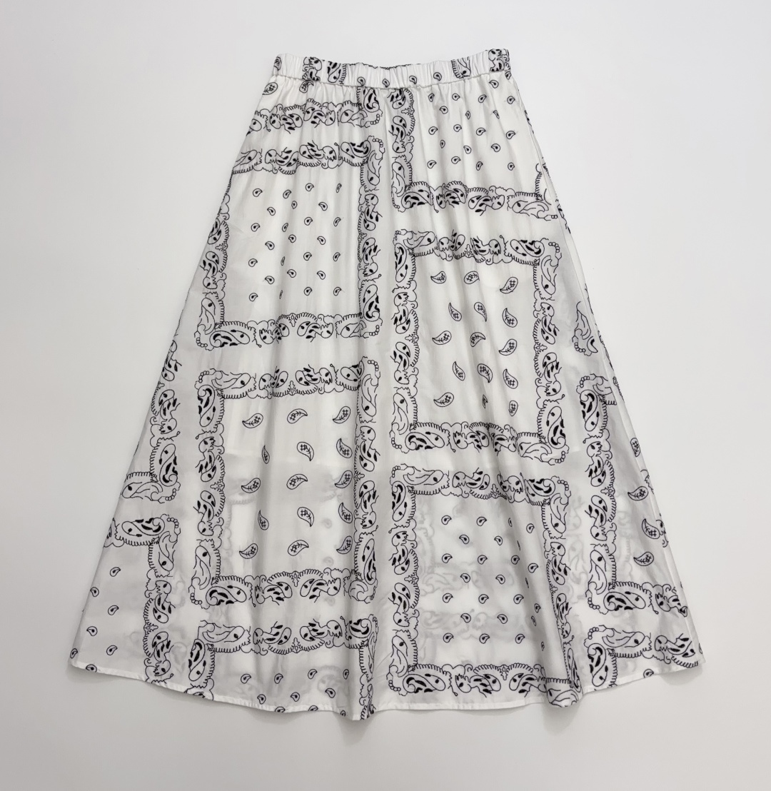 Weekend Max Mara 2026 Spring/Summer Embroidered A-Line Half-Skirt