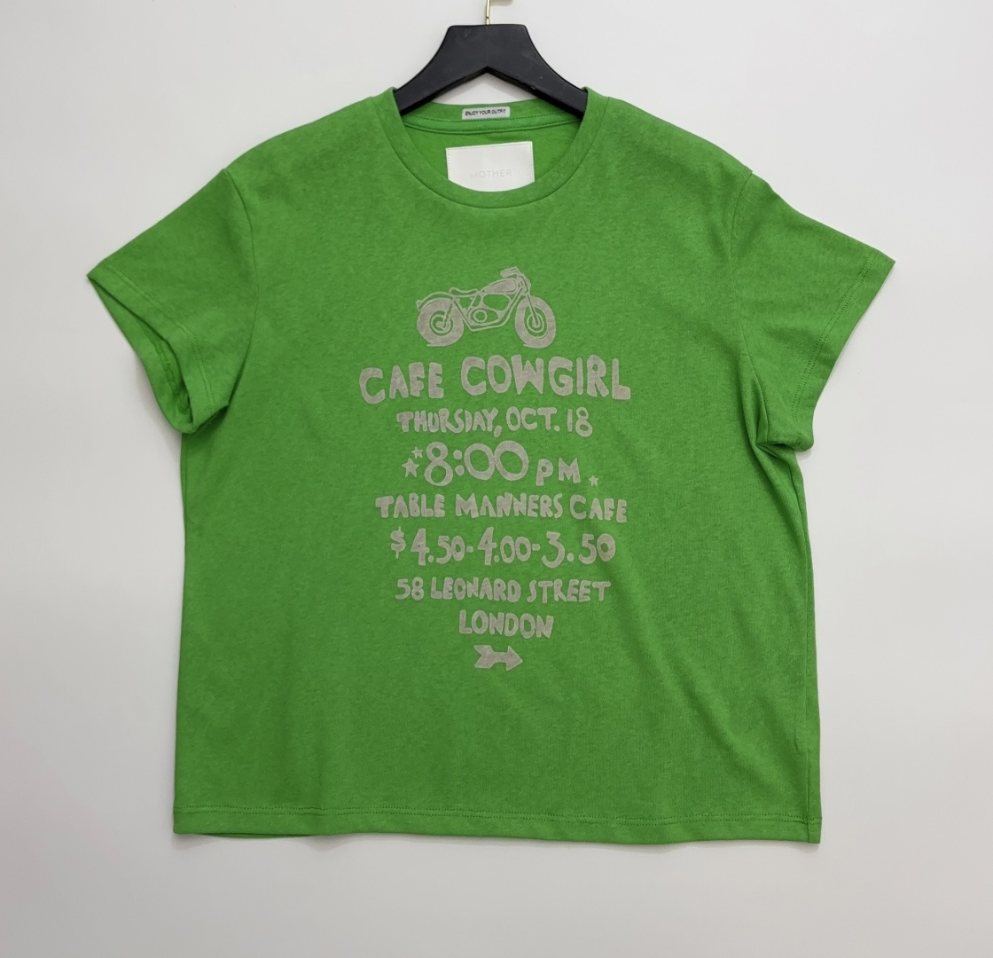 Mother Motorcycle Print Short Sleeve T-Shirt