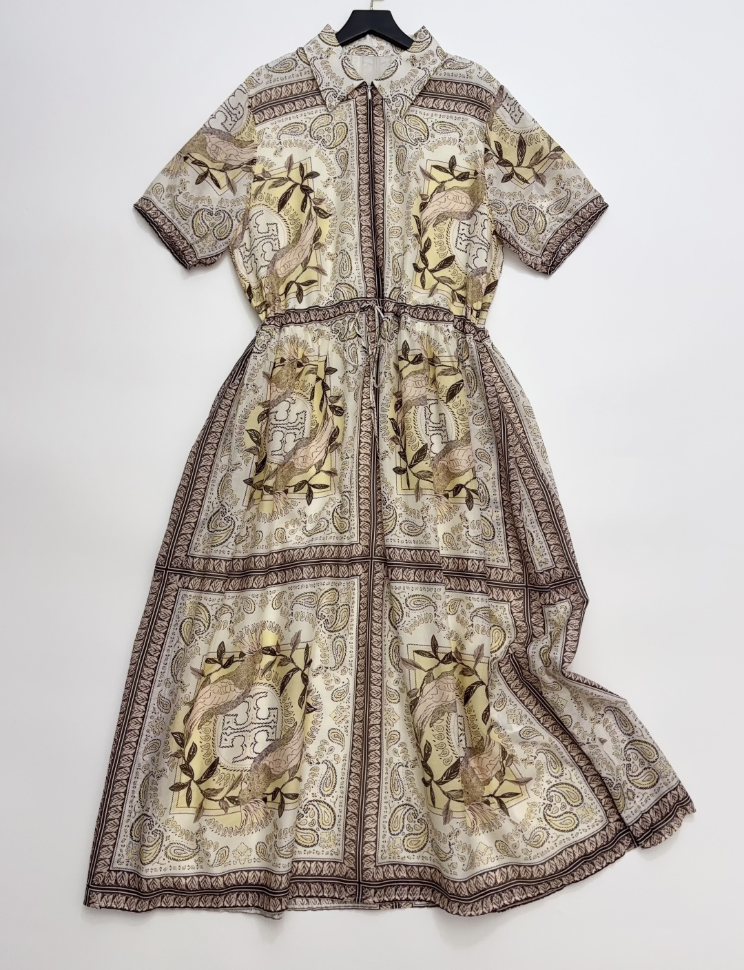 Tory Burch Women's Floral Print Silk Cotton Midi Dress