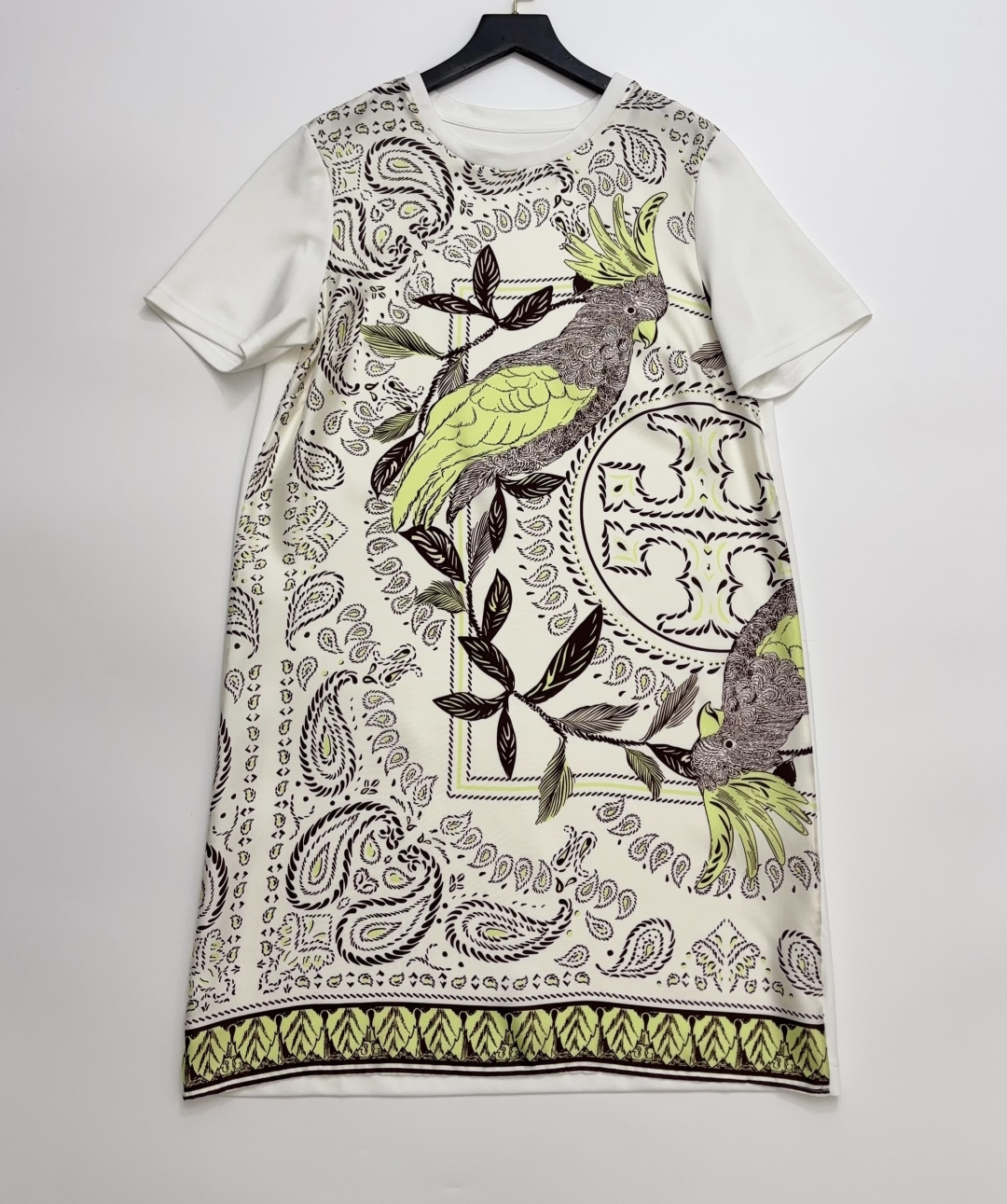 Tory Burch T-Shirt Style Floral Straight Dress