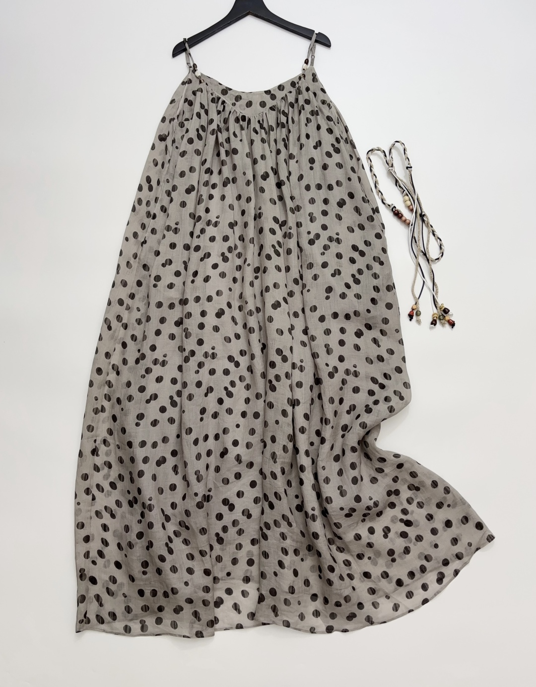 TIME Bohemian Resort Spaghetti Strap Long Dress
