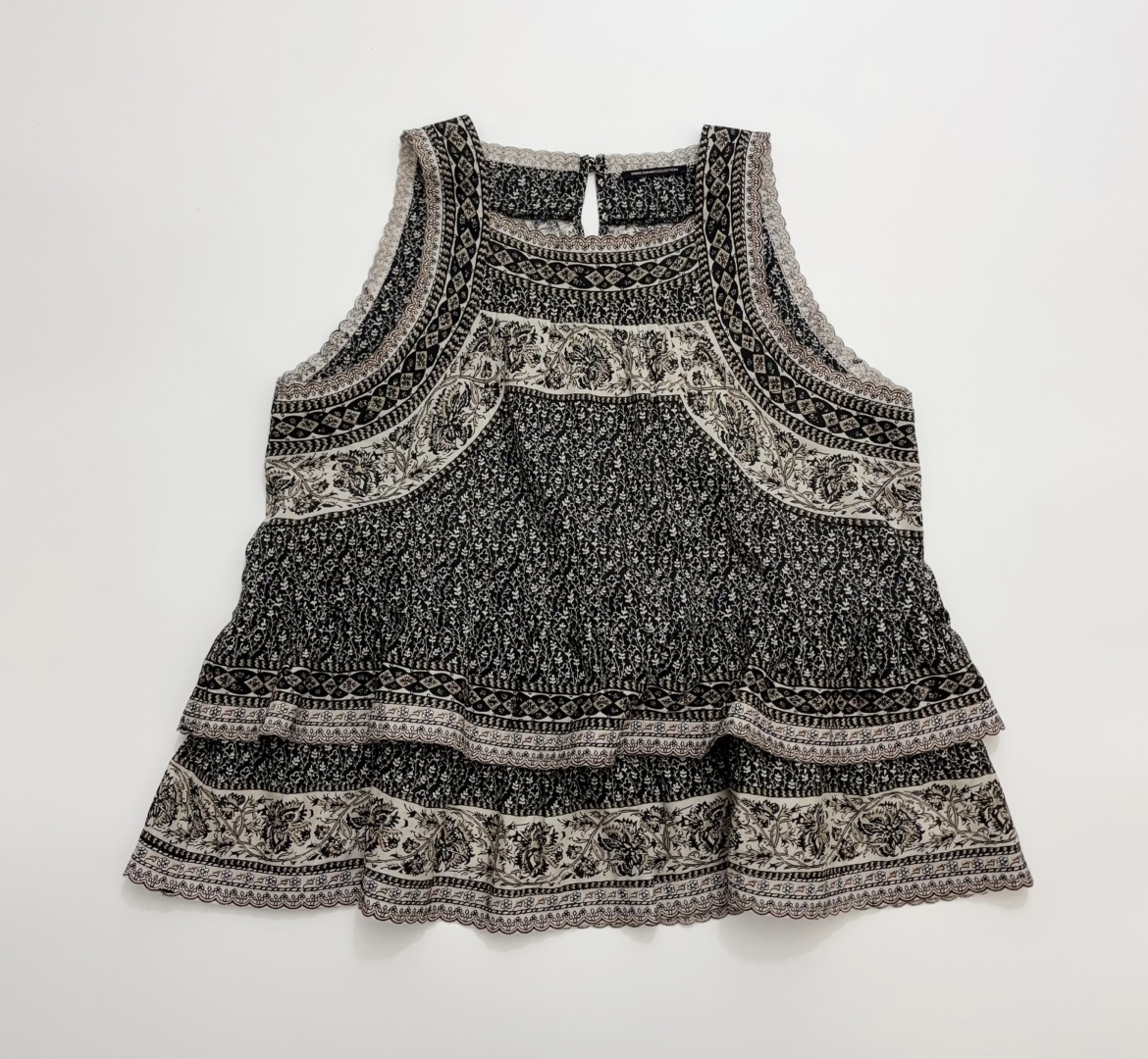 Sea New York Sea Vintage Casual Embroidered Print Vest Top