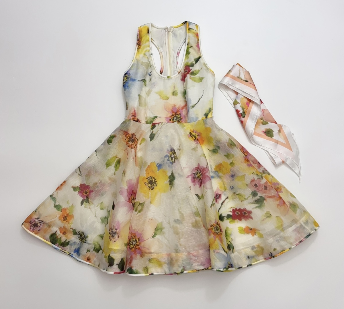 Zimmermann 'Alchemy Racer' Flare Mini Dress