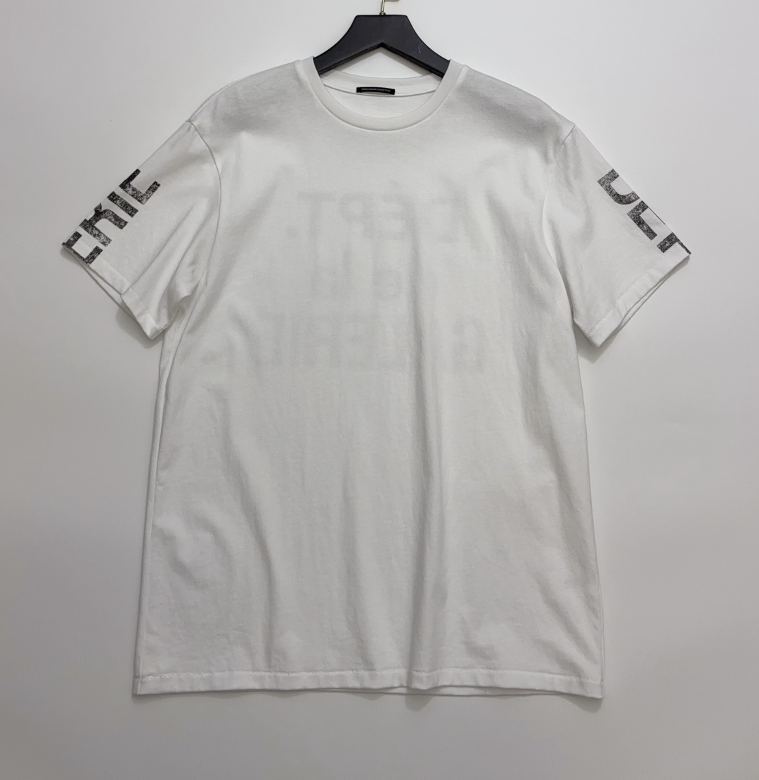 Gallery Dept. Letter Print Loose Short Sleeve Cotton T-Shirt