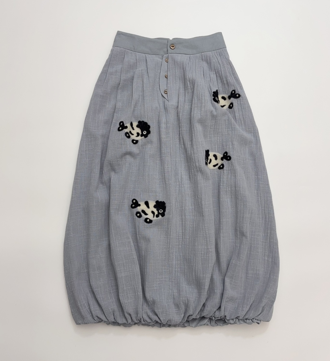 2026 Spring/Summer Parrotfish Handmade Felt Half-Skirt