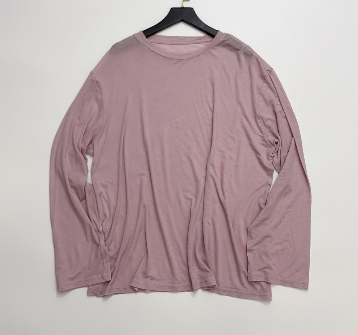 Nanushka Crew Neck Loose Sheer Long Sleeve T-Shirt