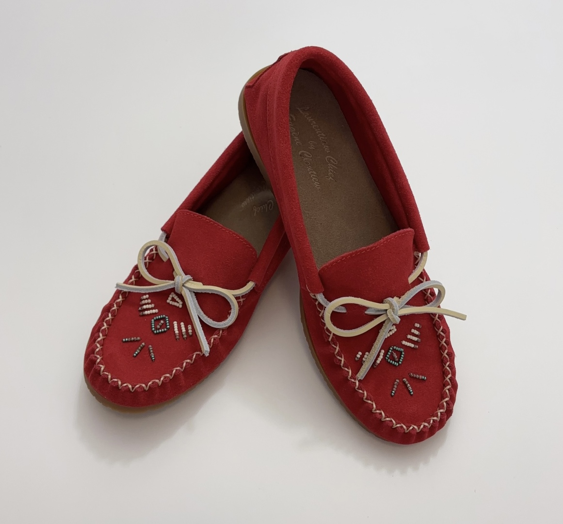 Laurentian Chief x 45R Star Bead Moccasin Casual Flats