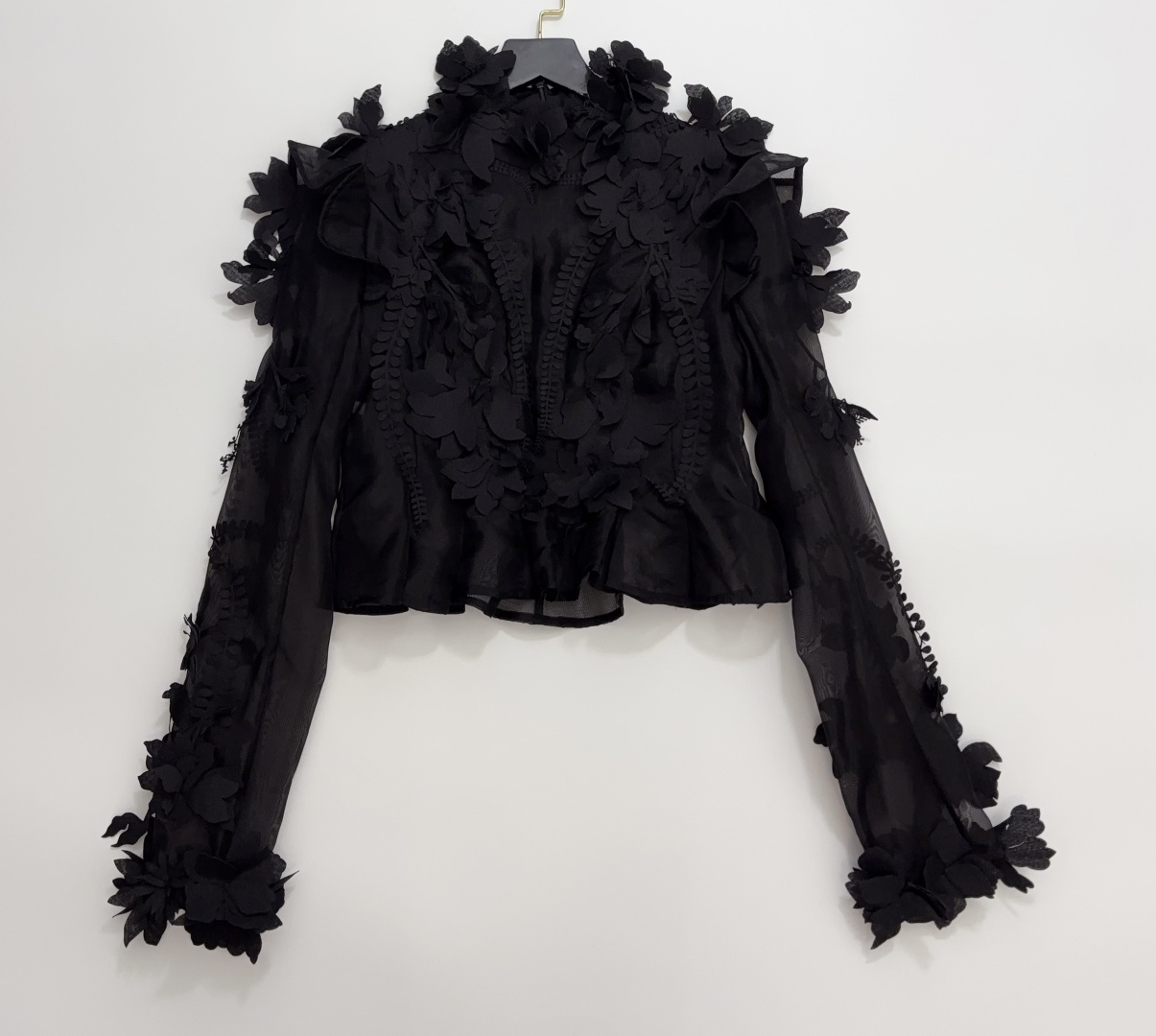 Zimmermann 3D Floral Sheer Top