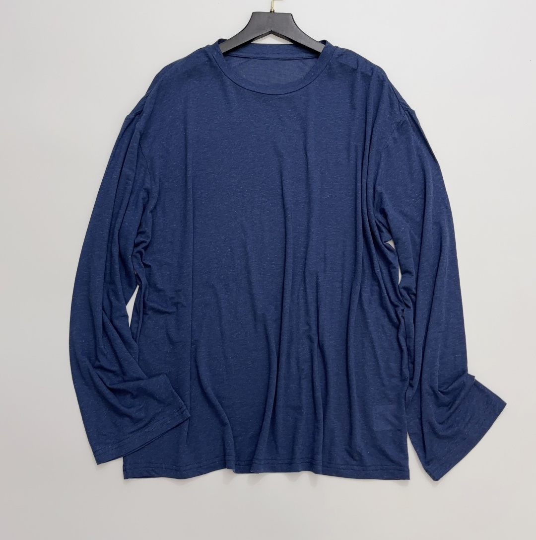 Nanushka Crew Neck Loose Sheer Long Sleeve T-Shirt