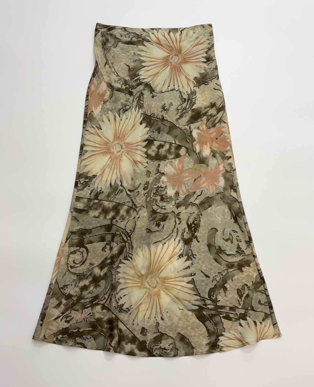 Nanushka Vintage Floral Print Midi Skirt