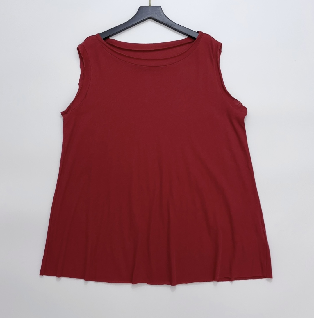 The Row Lightweight Cotton Sleeveless Vest T-Shirt