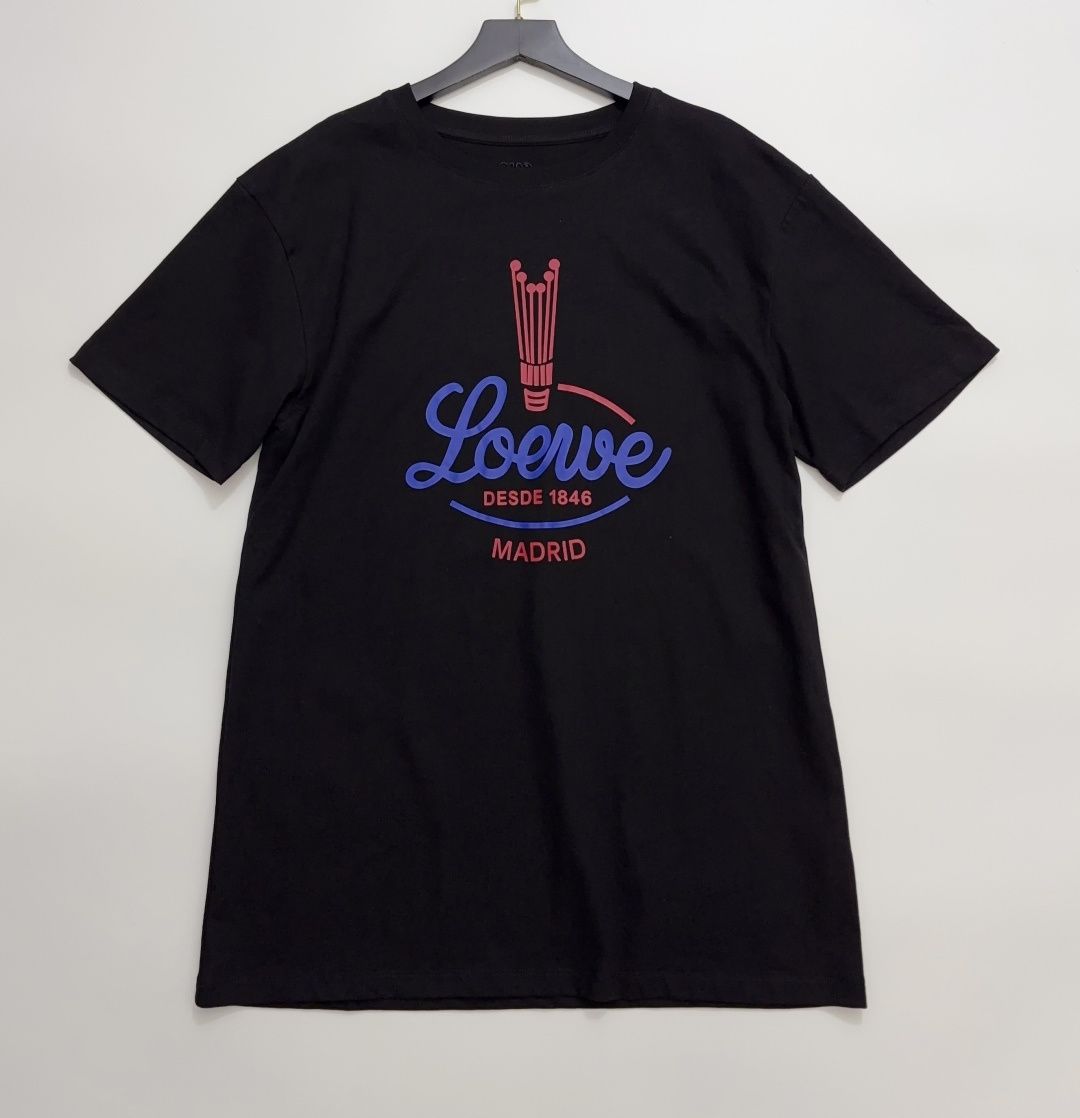 Loewe Cotton Printed Relaxed Fit T-Shirt