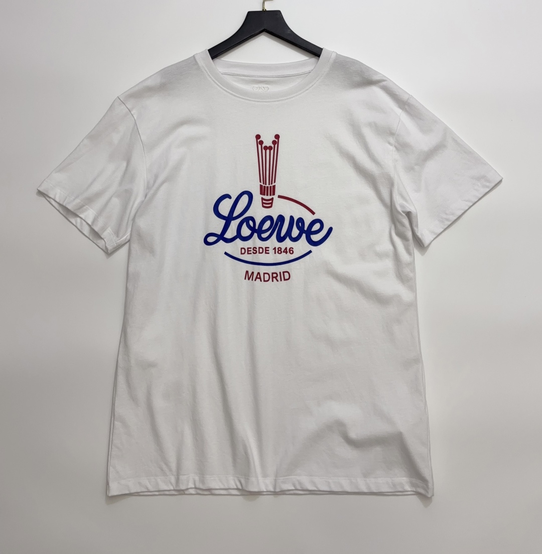 Loewe Cotton Printed Relaxed Fit T-Shirt