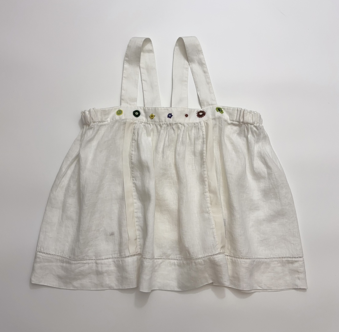 Japanese Style Beaded Drawstring Camisole Top