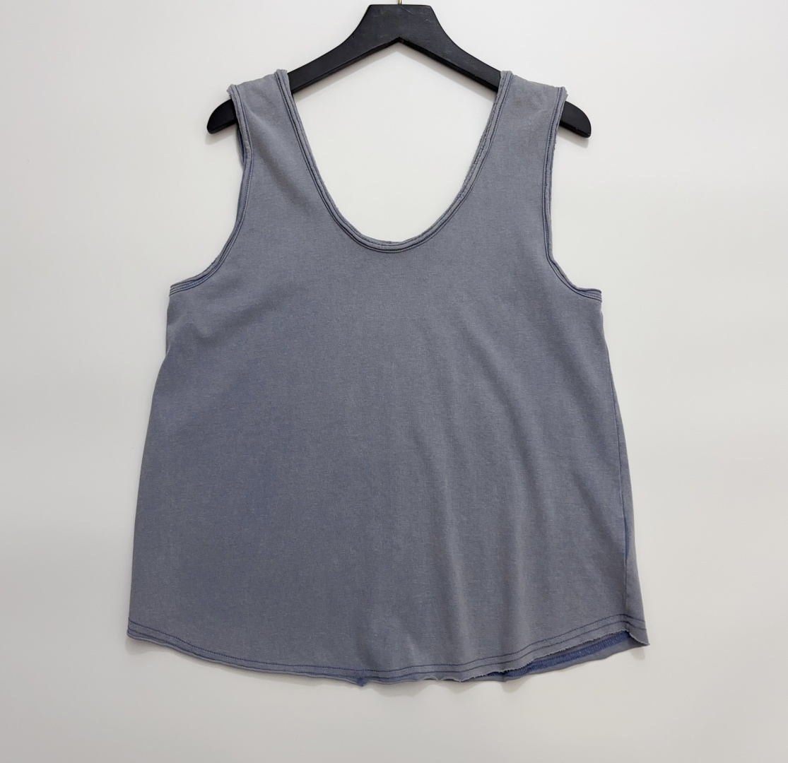 Studio Nicholson Minimalist Rolled Hem Solid Vest