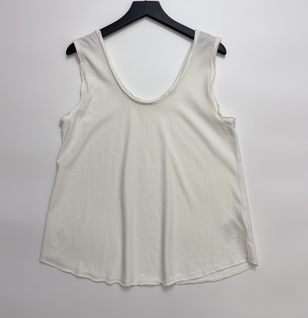 Studio Nicholson Minimalist Rolled Hem Solid Vest