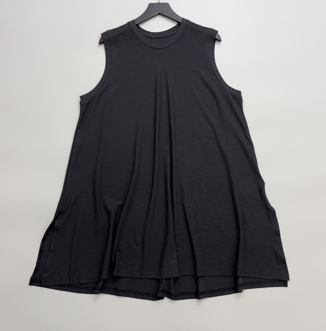 Studio Nicholson Minimalist Solid Vest Dress